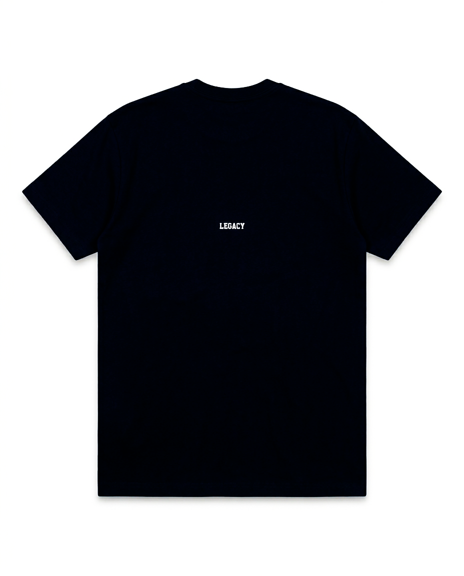 Camiseta NEGRA Estampado pecho LEGACY HONOR