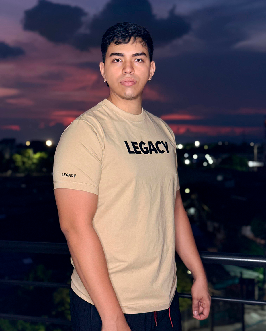 Camiseta CAMEL 240g Estampado pecho LEGACY