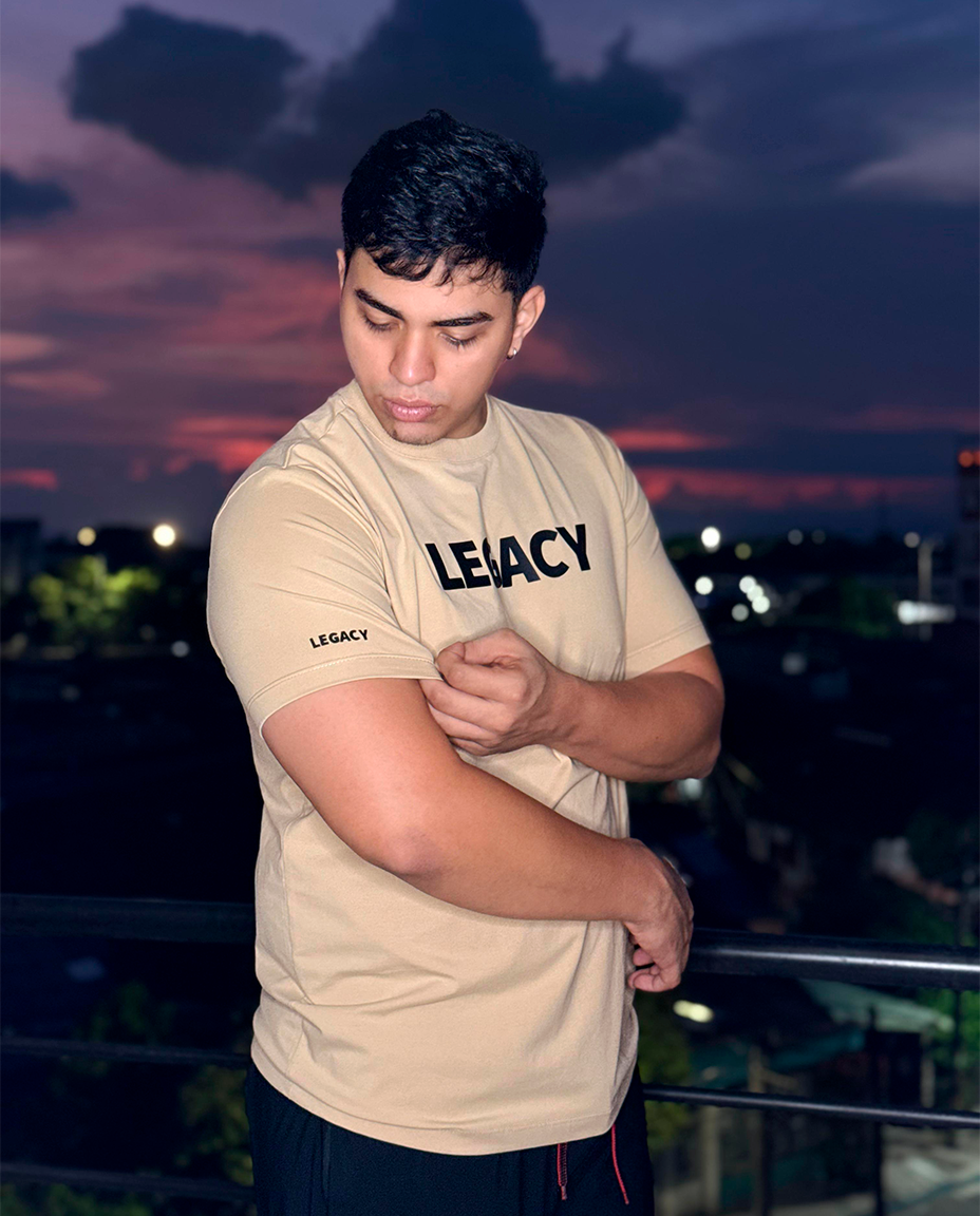 Camiseta CAMEL 240g Estampado pecho LEGACY